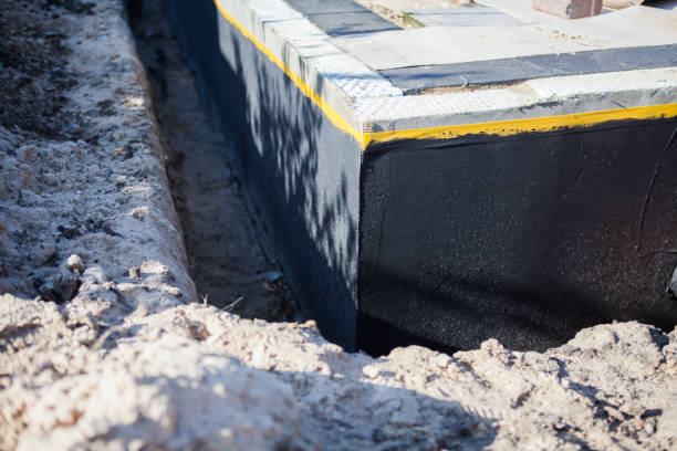 Residential Waterproofing installation at a Unionville, NC home by SJ Waterproofing Pros